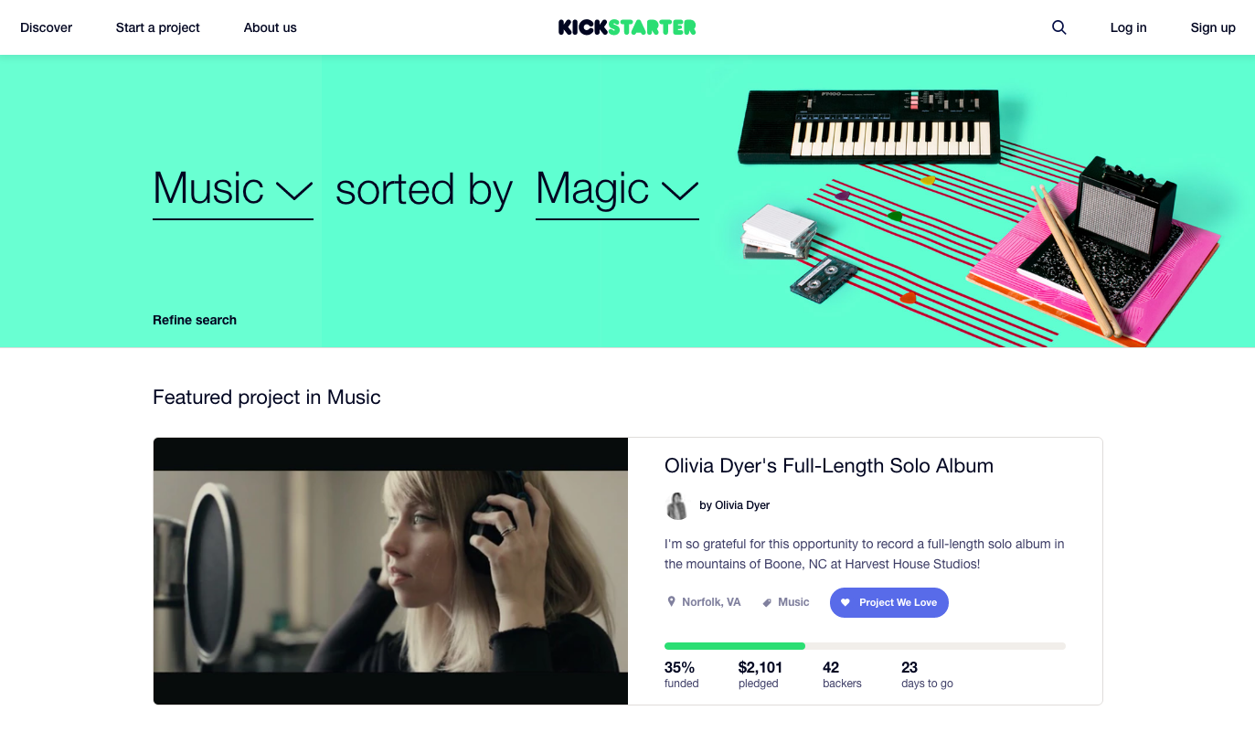 Kickstarter Music